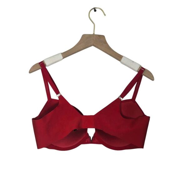 Victoria’s Secret Push Up Bra Size 36C Red Bling Rhinestone - Picture 3 of 6